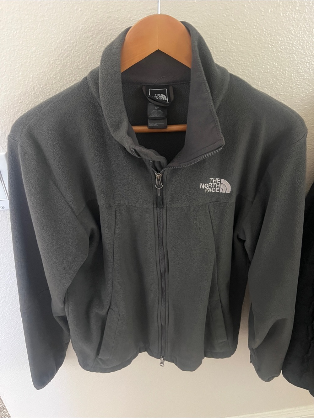 The North Face Women's Dark Gray Teddy Fleece Jacket